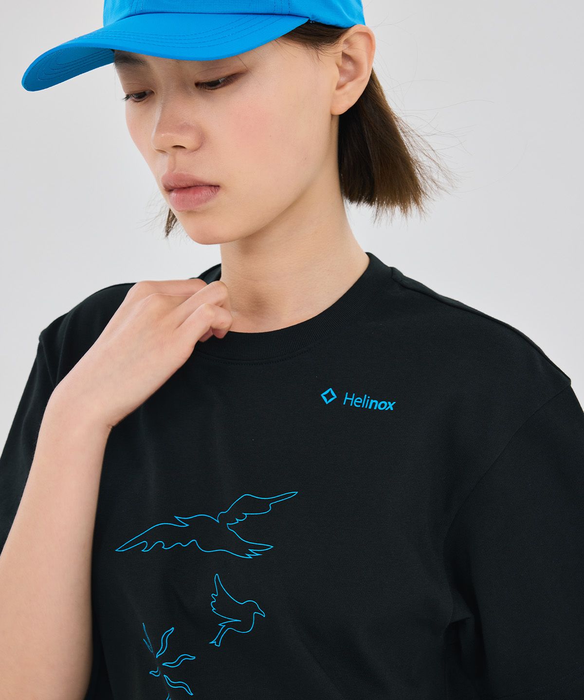헬리녹스 웨어(HELINOX WEAR) Splash 그래픽 티셔츠_Black