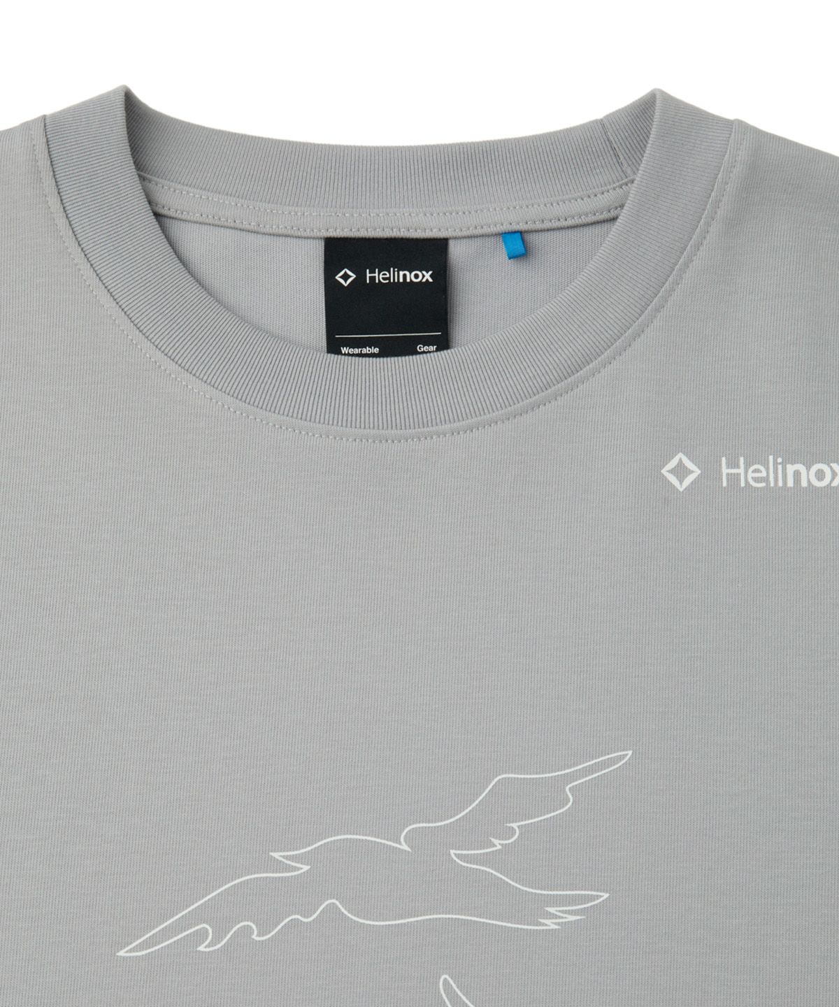 헬리녹스 웨어(HELINOX WEAR) Splash 그래픽 티셔츠_Light Gray