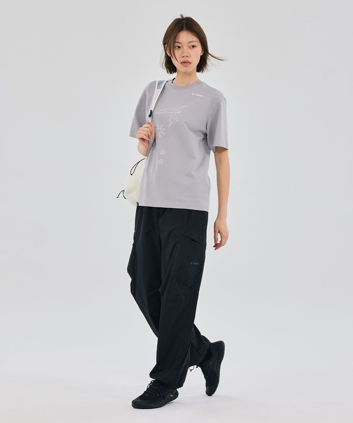 헬리녹스 웨어(HELINOX WEAR) Splash 그래픽 티셔츠_Light Gray