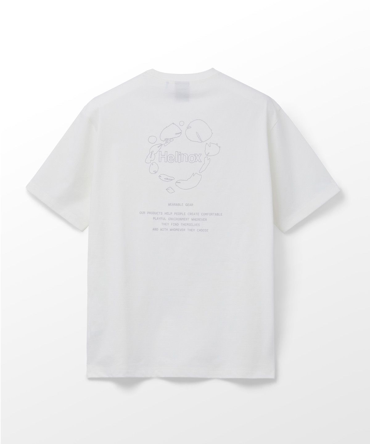 헬리녹스 웨어(HELINOX WEAR) MAGIC HOURS 소로나 반팔티셔츠_White
