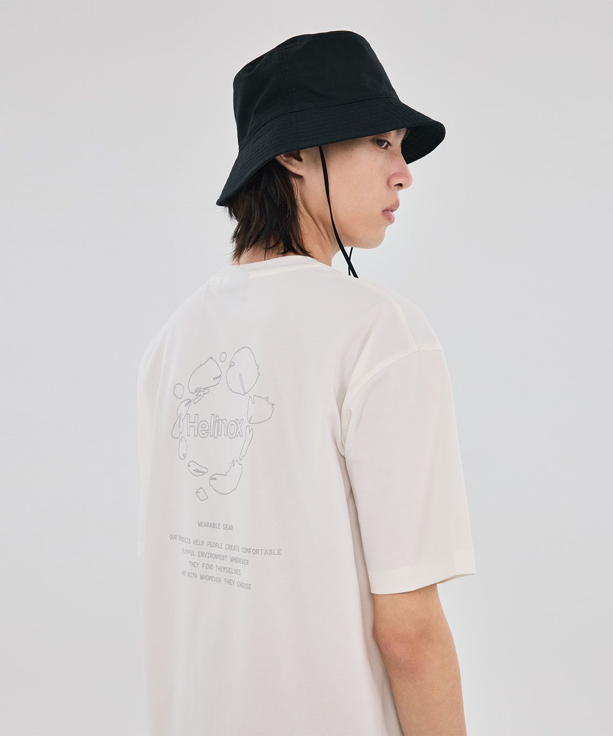 헬리녹스 웨어(HELINOX WEAR) MAGIC HOURS 소로나 반팔티셔츠_White