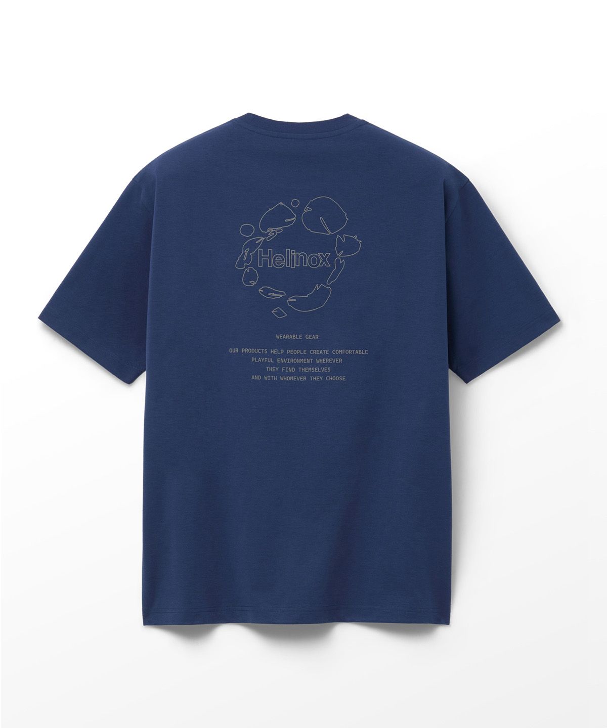 헬리녹스 웨어(HELINOX WEAR) MAGIC HOURS 소로나 반팔티셔츠_Dark Navy