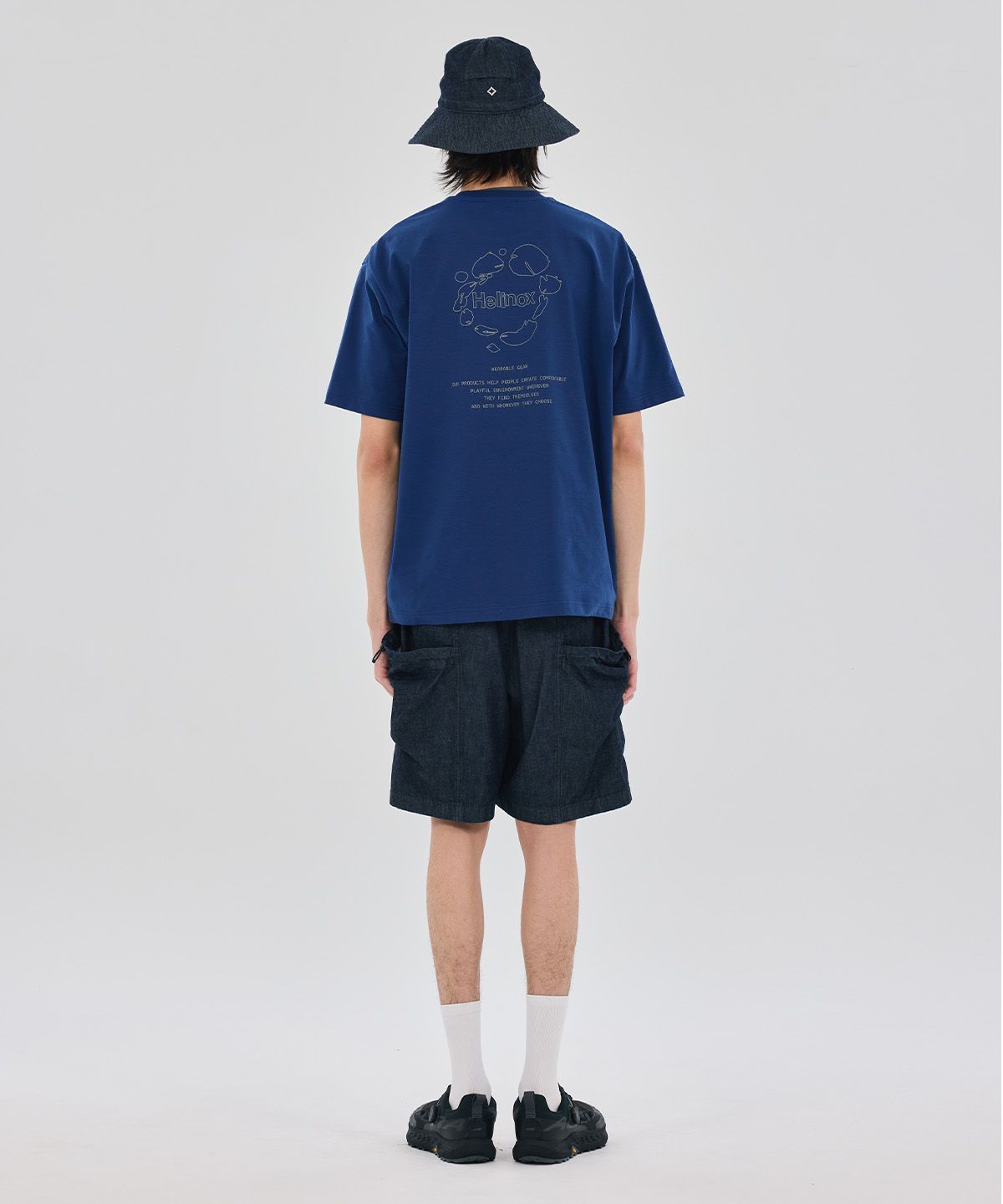 헬리녹스 웨어(HELINOX WEAR) MAGIC HOURS 소로나 반팔티셔츠_Dark Navy