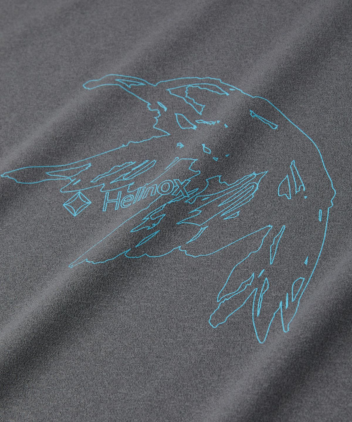 헬리녹스 웨어(HELINOX WEAR) Hummingbird 그래픽 티셔츠_Dark Gray