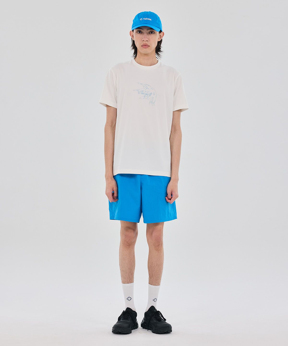 헬리녹스 웨어(HELINOX WEAR) Hummingbird 그래픽 티셔츠_White