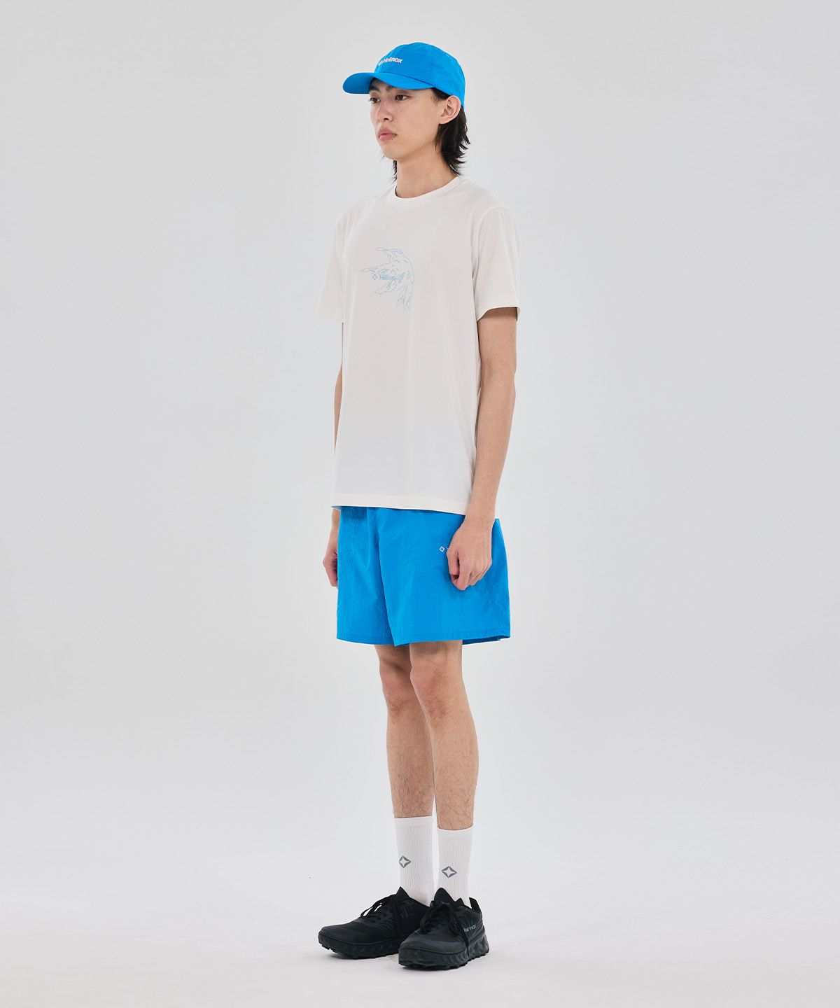 헬리녹스 웨어(HELINOX WEAR) Hummingbird 그래픽 티셔츠_White