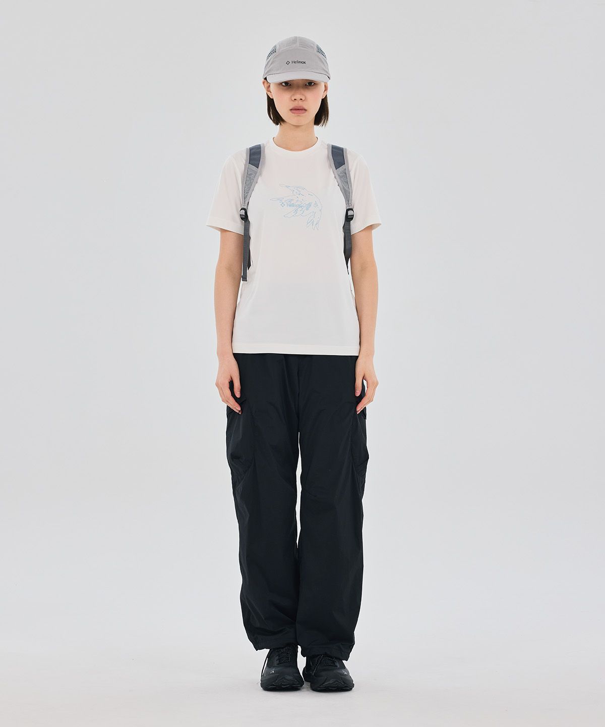 헬리녹스 웨어(HELINOX WEAR) Hummingbird 그래픽 티셔츠_White