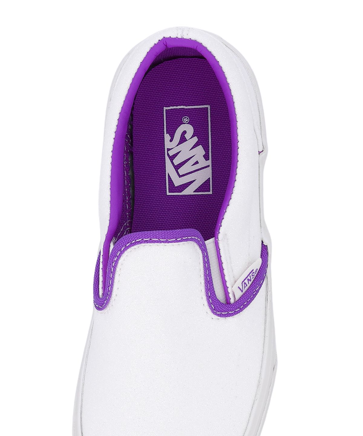 반스 키즈(VANS KIDS) 클래식 슬립온 키즈 - 글리터 펄 퍼플 / VN000D0JWHP1