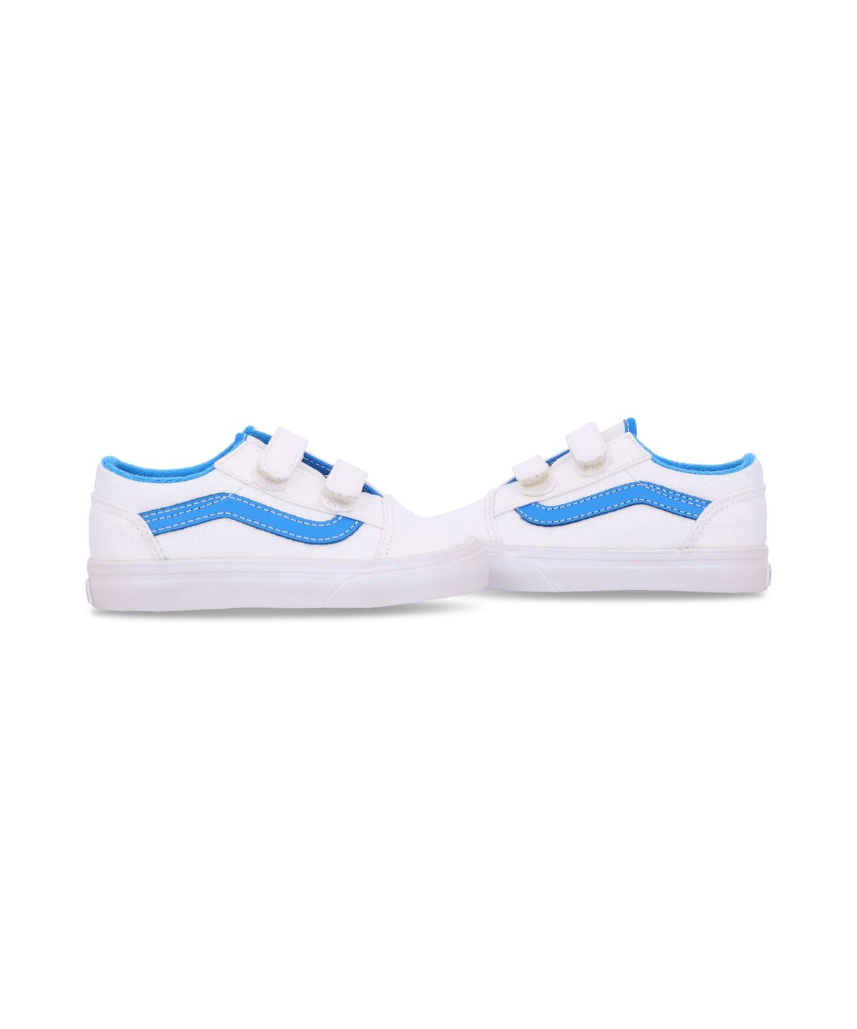 반스 키즈(VANS KIDS) 올드스쿨 V 토들러 - 글리터 펄 블루 / VN000CTGZ5D1