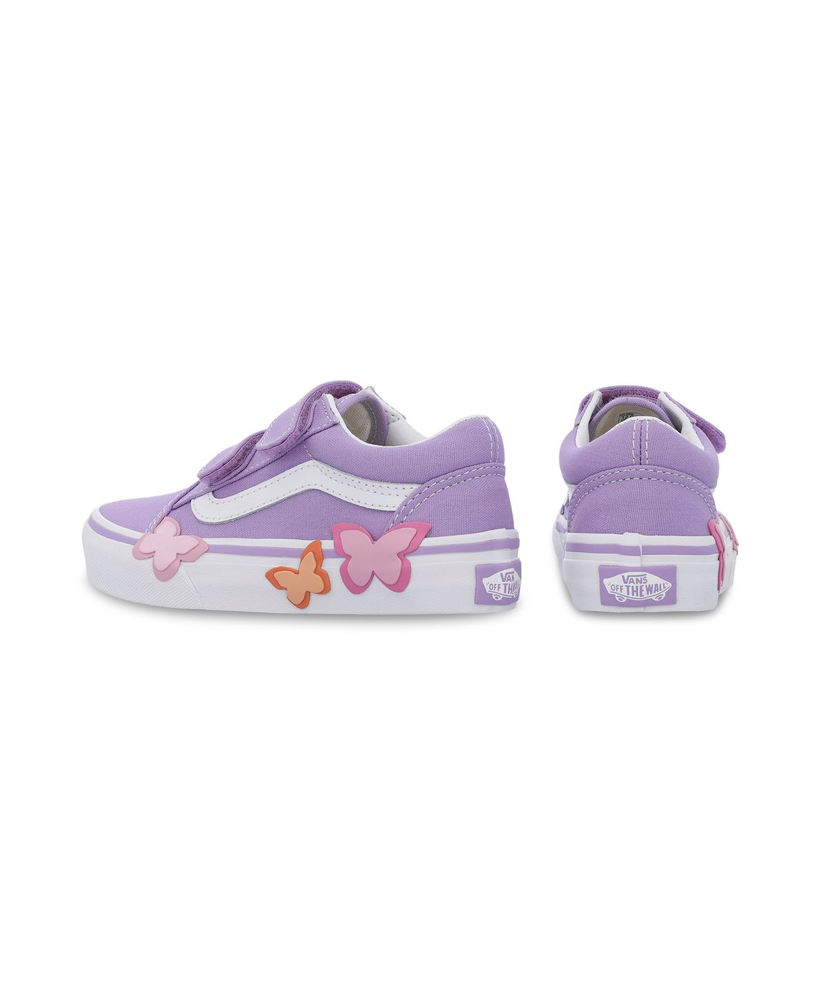반스 키즈(VANS KIDS) 올드스쿨 V 버터플라이 키즈 - 퍼플 / VN000EBRFSF1