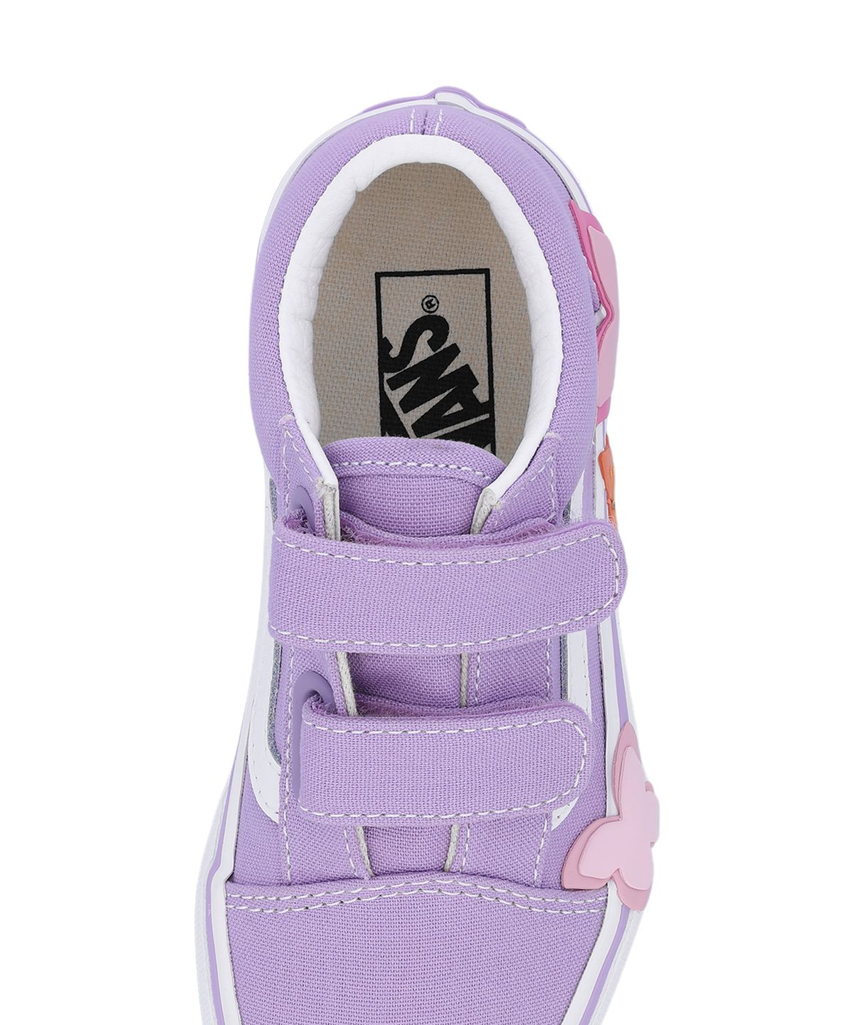 반스 키즈(VANS KIDS) 올드스쿨 V 버터플라이 키즈 - 퍼플 / VN000EBRFSF1