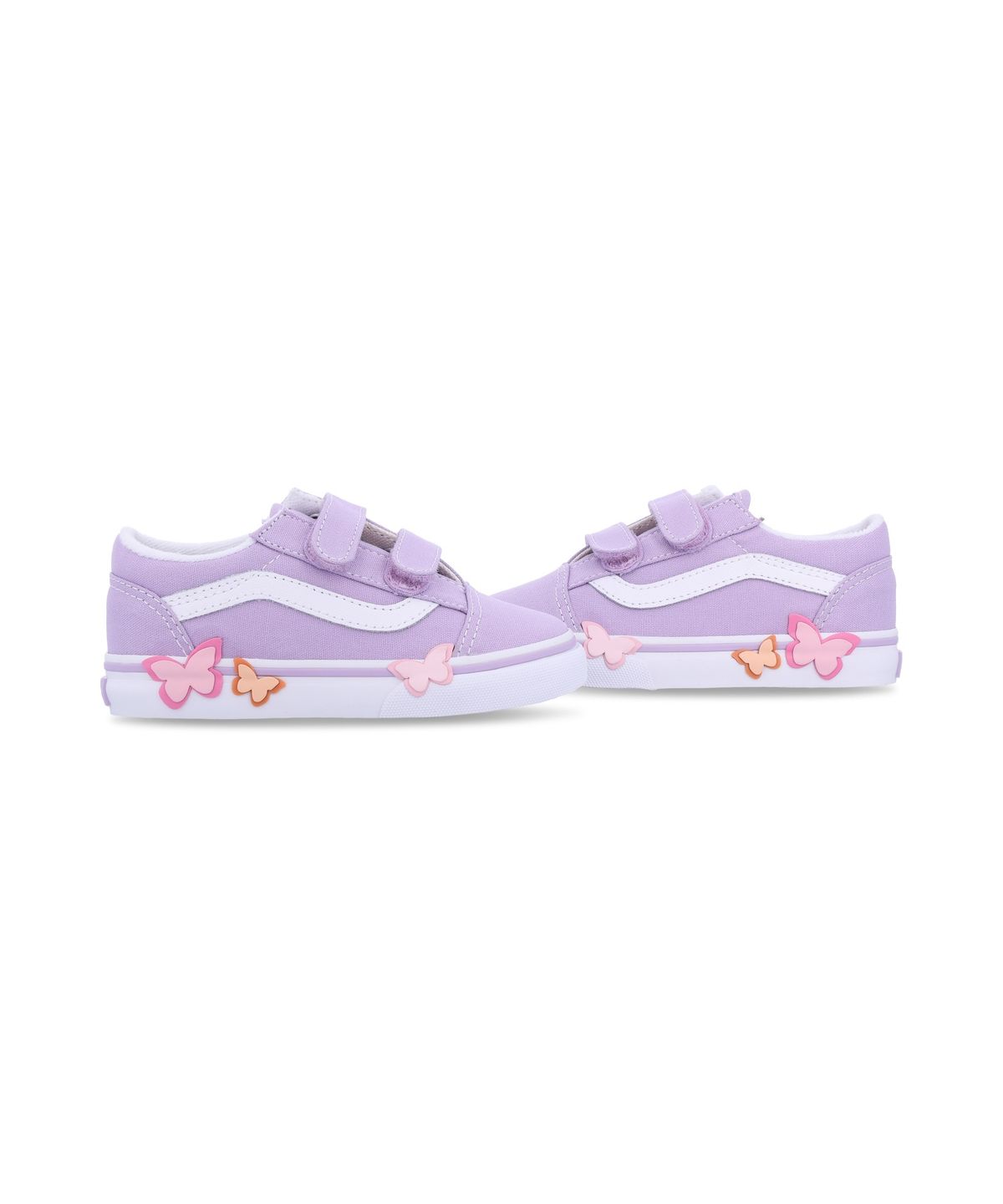 반스 키즈(VANS KIDS) 올드스쿨 V 버터플라이 토들러 - 퍼플 / VN000EFHFSF1