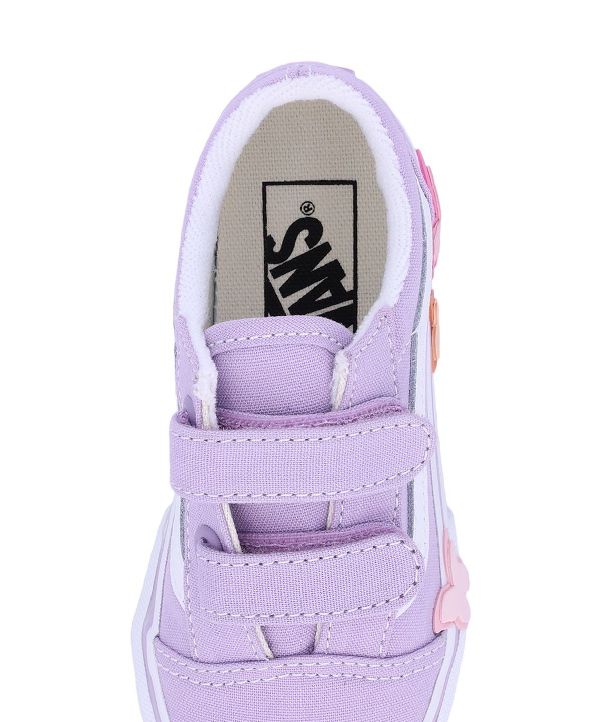 반스 키즈(VANS KIDS) 올드스쿨 V 버터플라이 토들러 - 퍼플 / VN000EFHFSF1