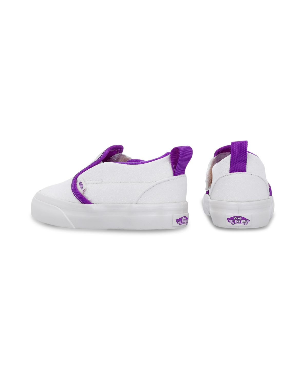 반스 키즈(VANS KIDS) 슬립온 V 토들러 - 글리터 펄 퍼플 / VN000D0SWHP1