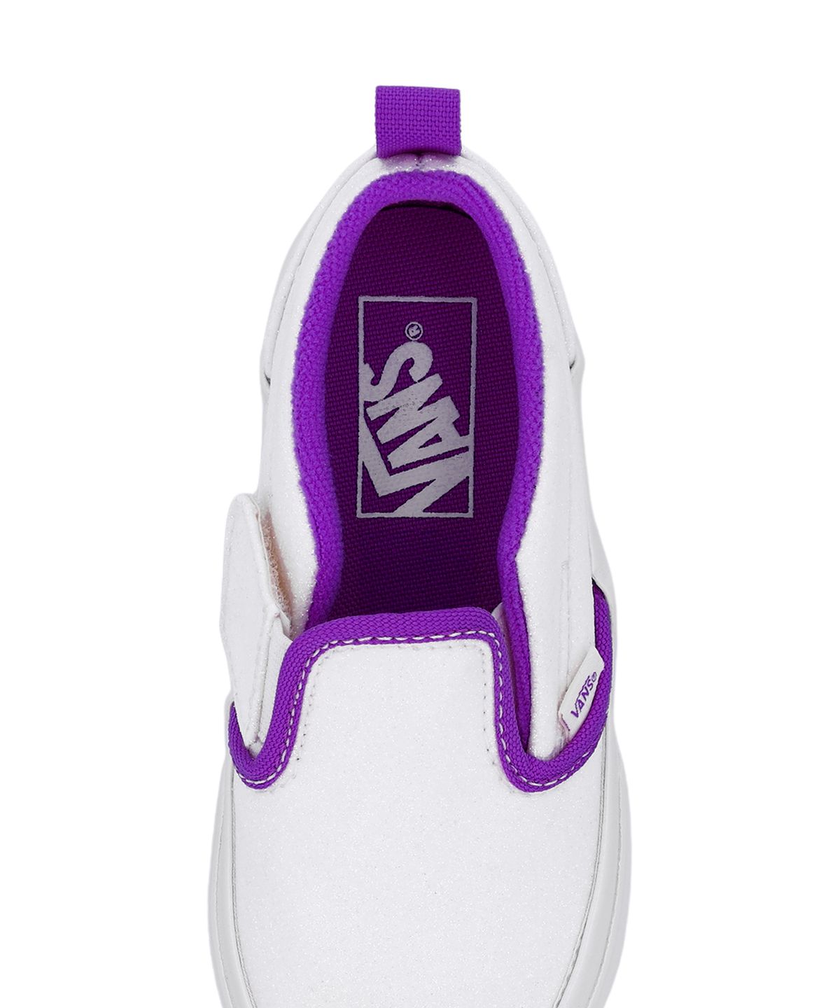 반스 키즈(VANS KIDS) 슬립온 V 토들러 - 글리터 펄 퍼플 / VN000D0SWHP1