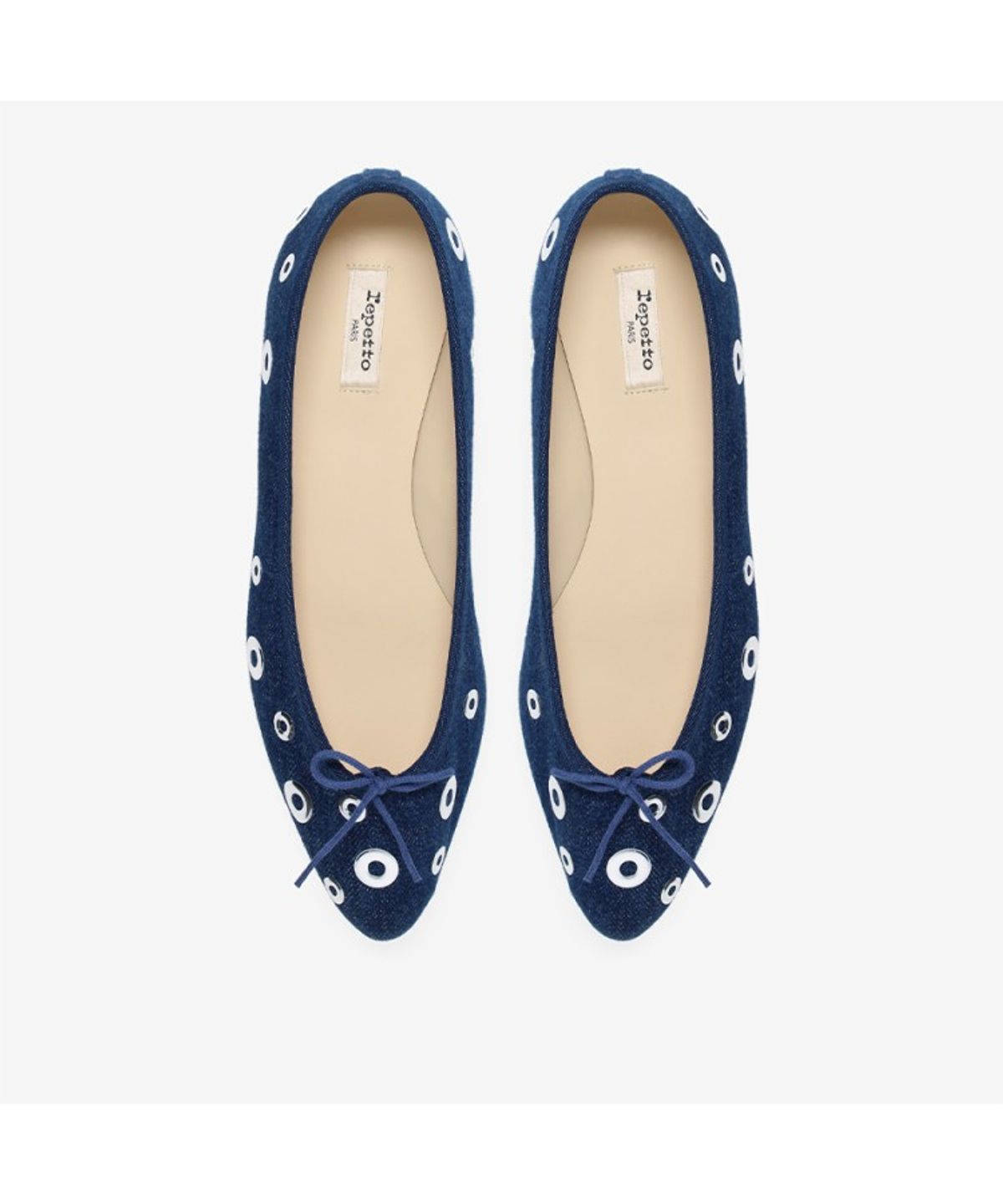 레페토(REPETTO) 플랫 포인티 산드리옹 (V4244JEANEYLTD851)