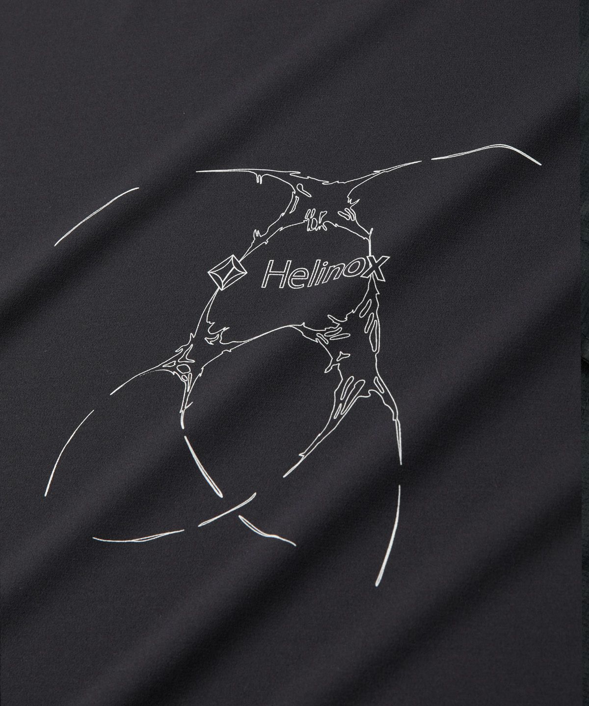 헬리녹스 웨어(HELINOX WEAR) Solar Flare 그래픽 티셔츠_Black