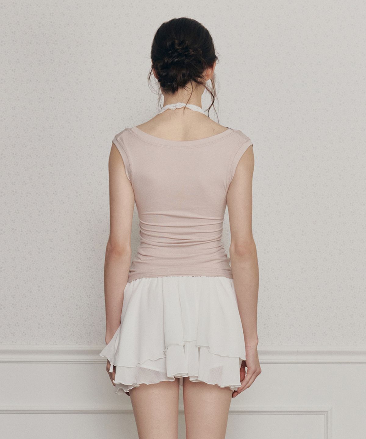 페인오어플레져(PAINORPLEASURE) REGINA TOP pink
