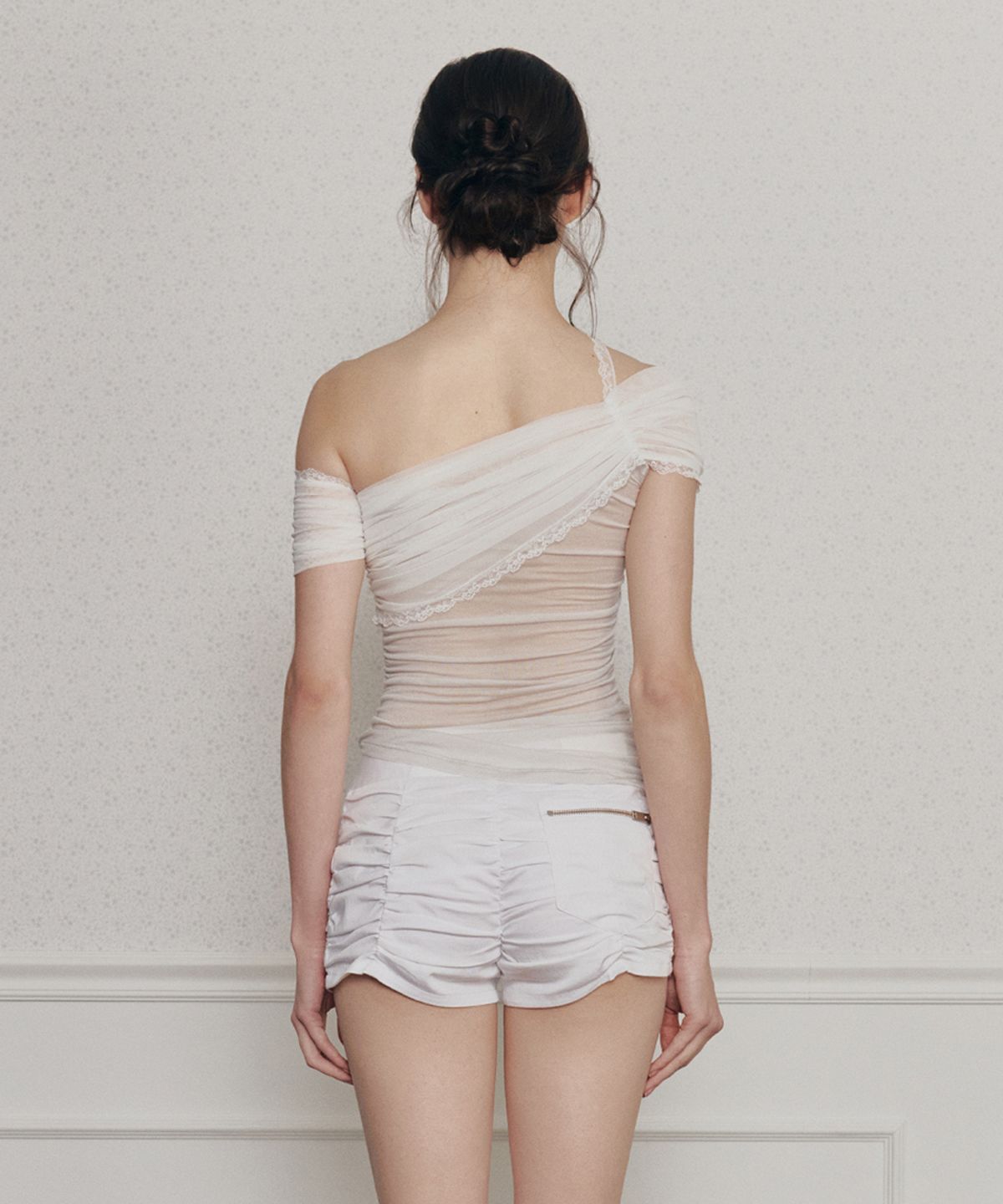 페인오어플레져(PAINORPLEASURE) MARIA TOP light grey