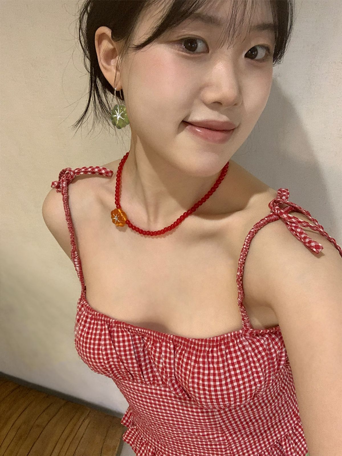 영리영리(YLYL) Heirloom tomato necklace, CHERRY