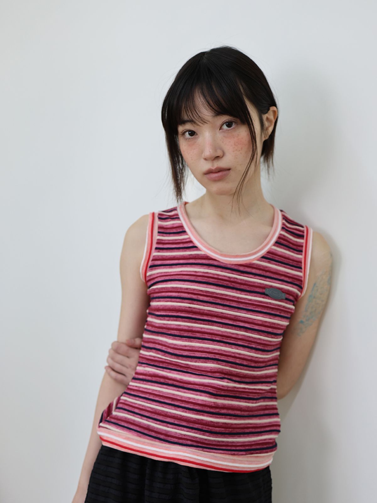 무음(MUWM) 더블 립 슬리브리스 Double Rib Sleeveless (2 Colors)