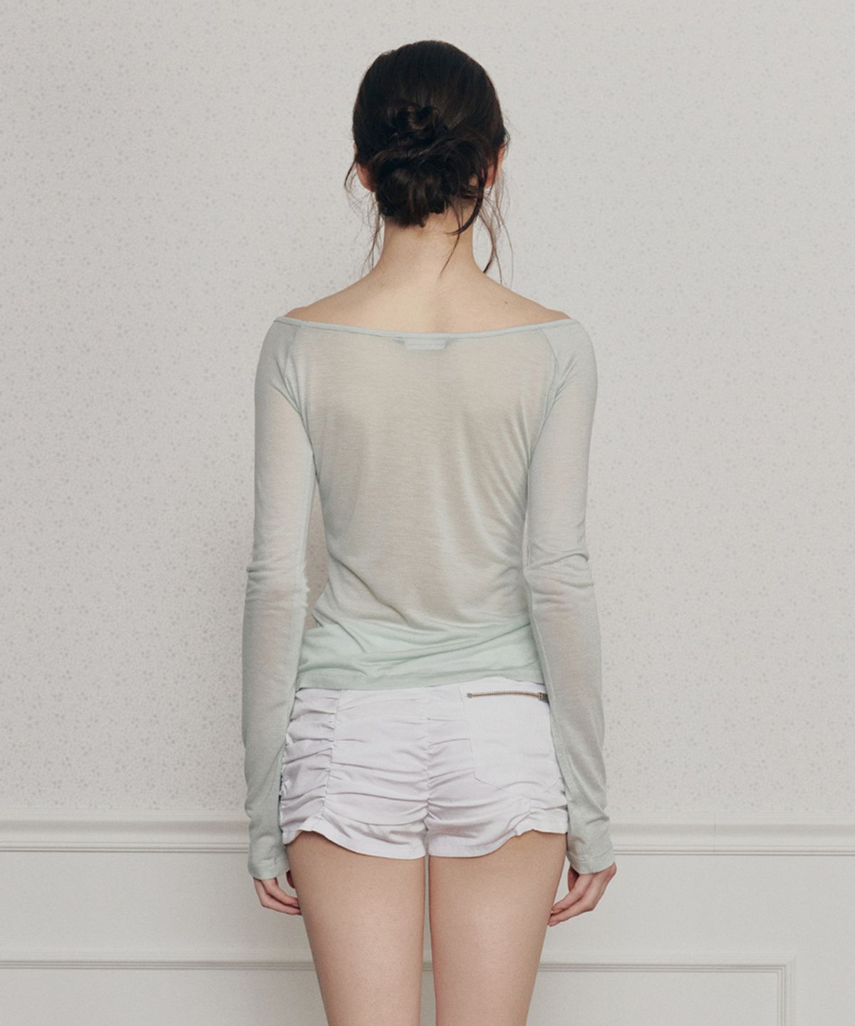 페인오어플레져(PAINORPLEASURE) FOG TOP mint