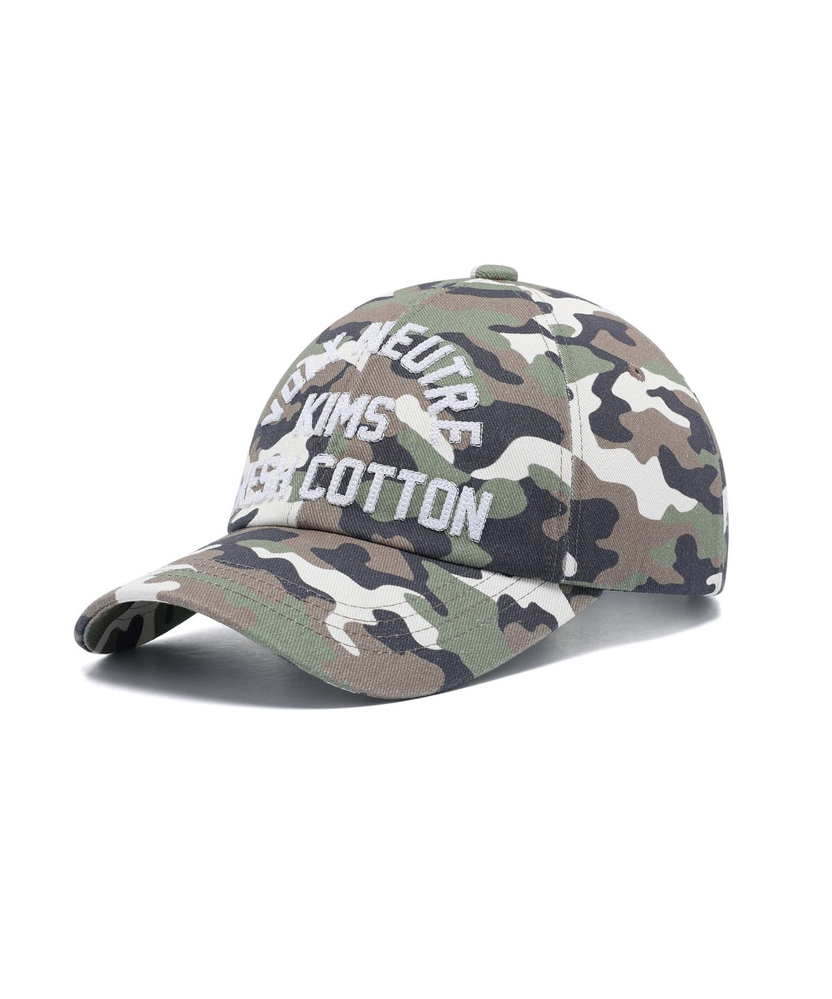킴스 프레시 코튼 마켓(KIMS FRESH COTTON MARKET) [김샤브칼 X KIMS]  Voix Logo Ball Cap  Camo