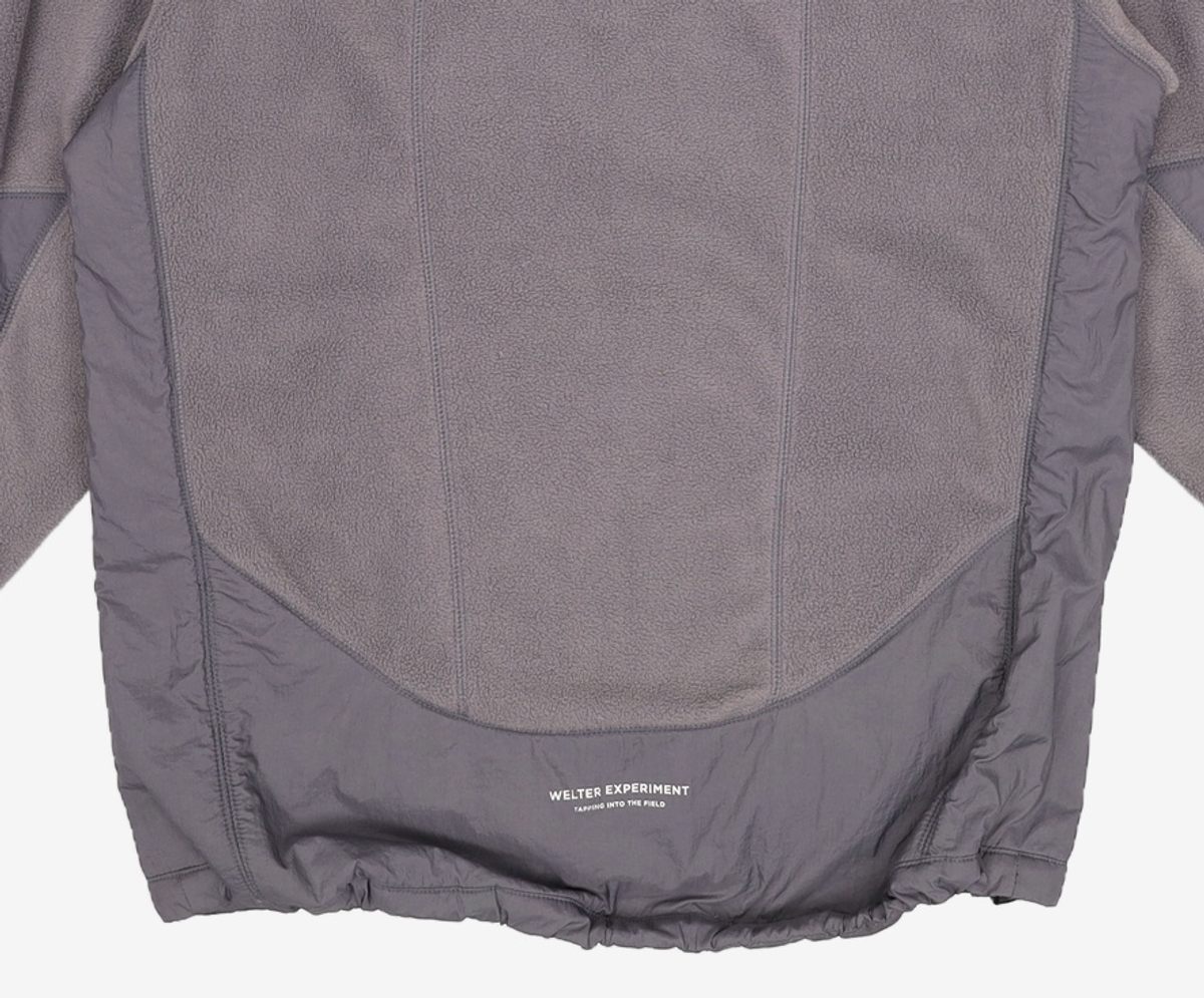 웰터 익스페리먼트(WELTER EXPERIMENT) EXPLORE FLEECE PULLOVER_CHARCOAL_WOL037 M