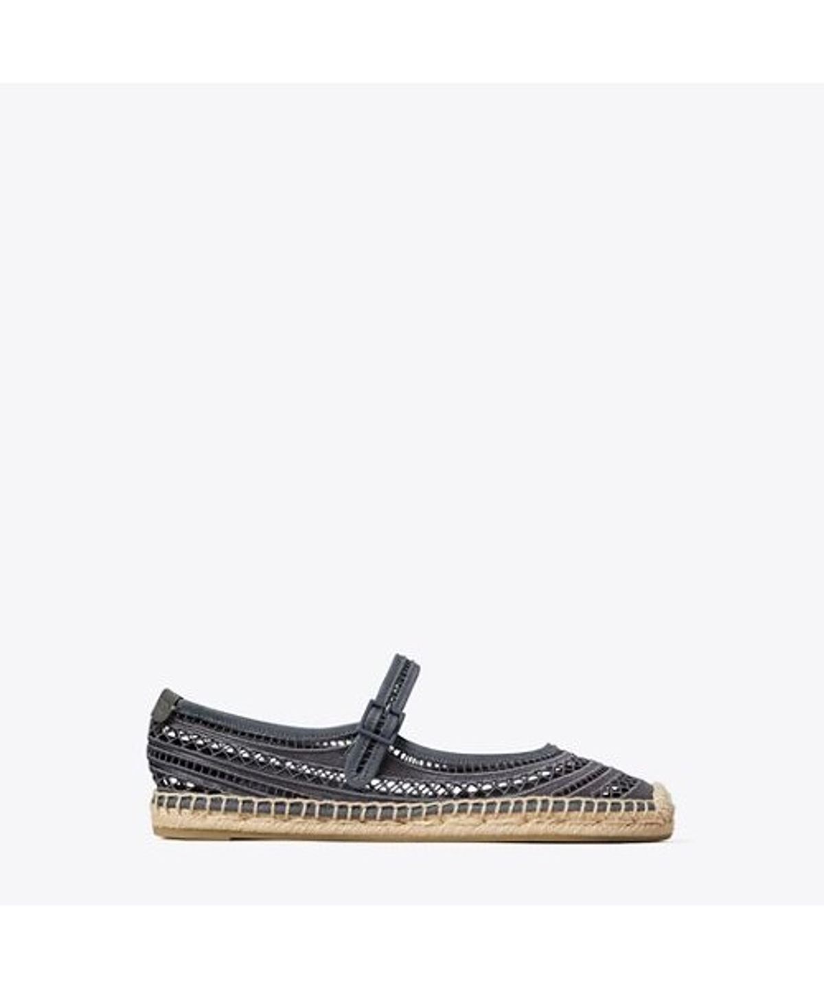 토리버치(TORYBURCH) 오픈 위브 메리 제인 에스파드리유 - 블루스톤