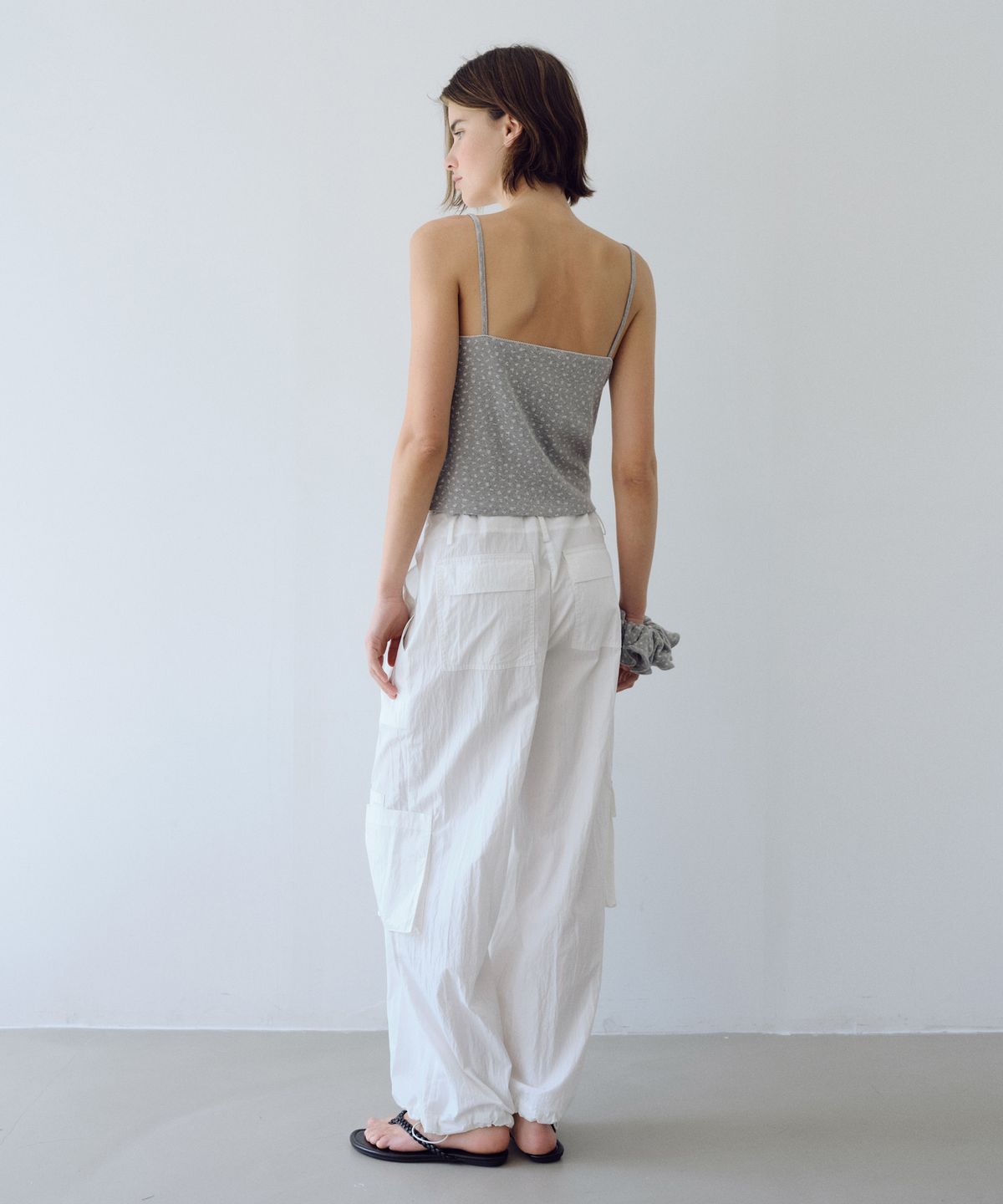 유라고(URAGO) [블라우스+팬츠] Stripe blouse & Cargo pants set