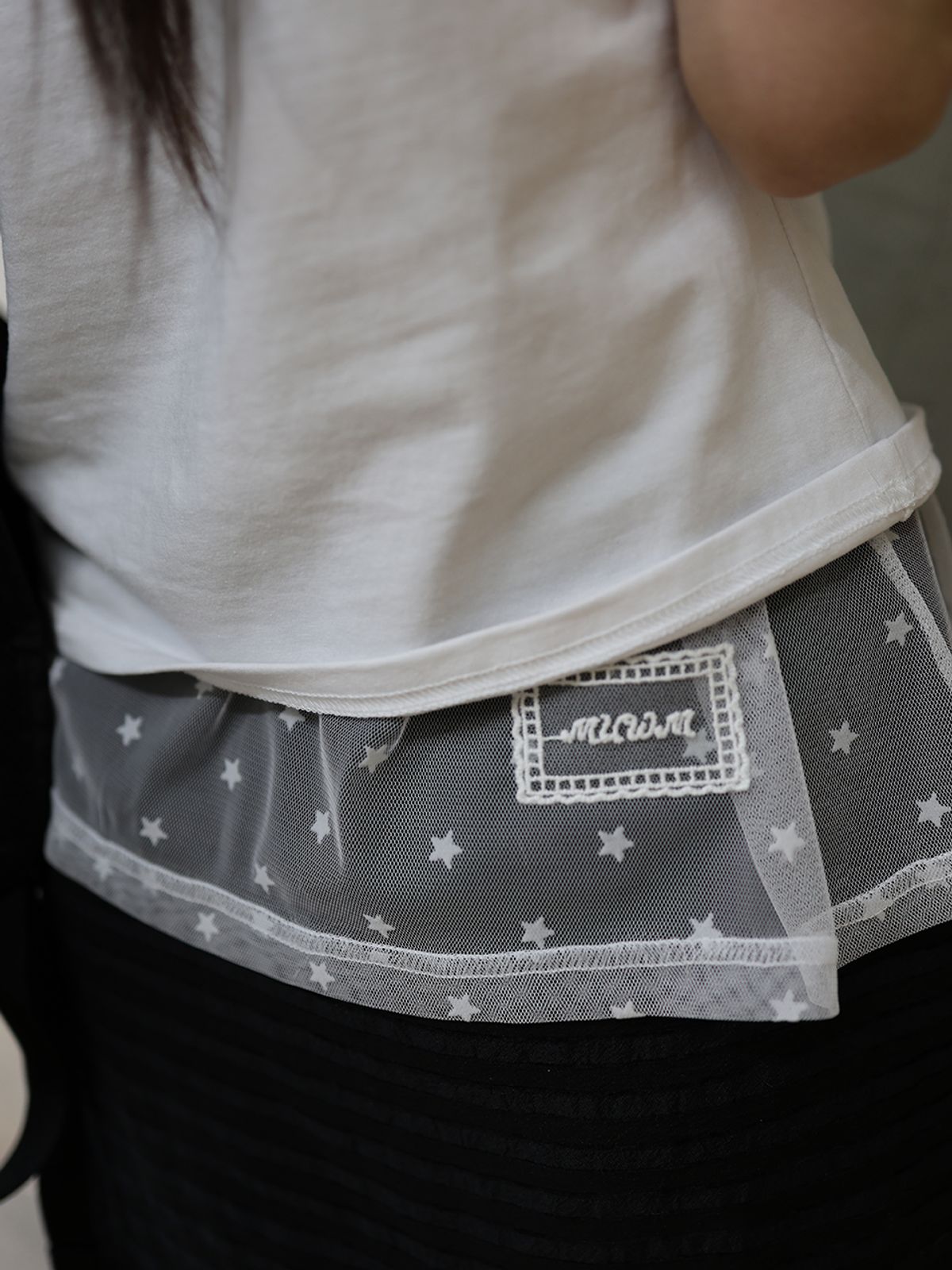 무음(MUWM) 메쉬 스타 탑 Mesh Star Top (2 Colors)