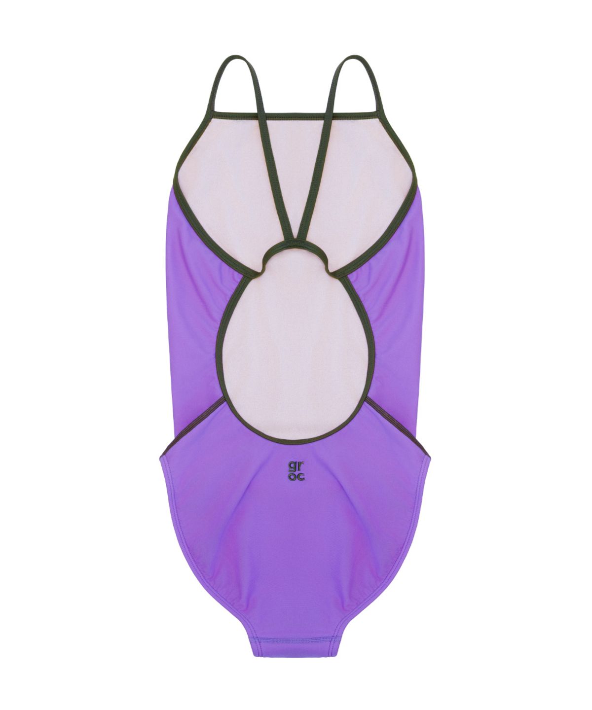 그라운드오션(GROUNDOCEAN) TARO PURPLE SCALLOP Swimsuit