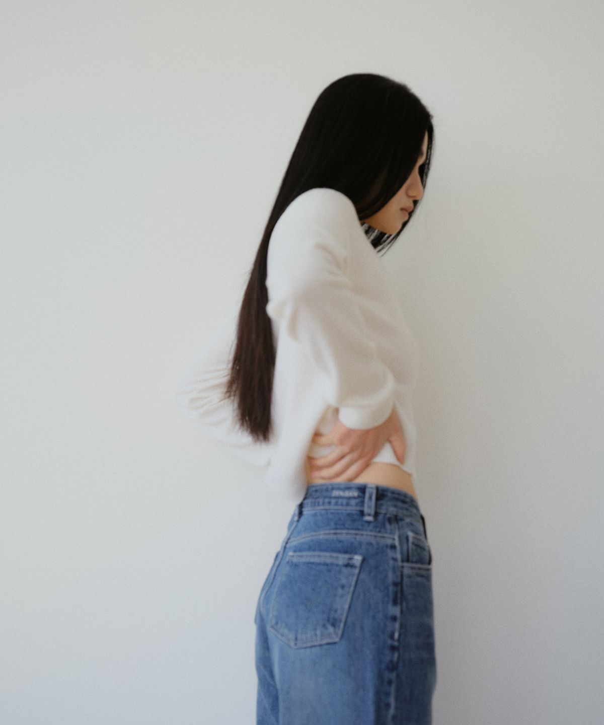 드노아(DENOAH) 눌 스트레이트 데님(블루)