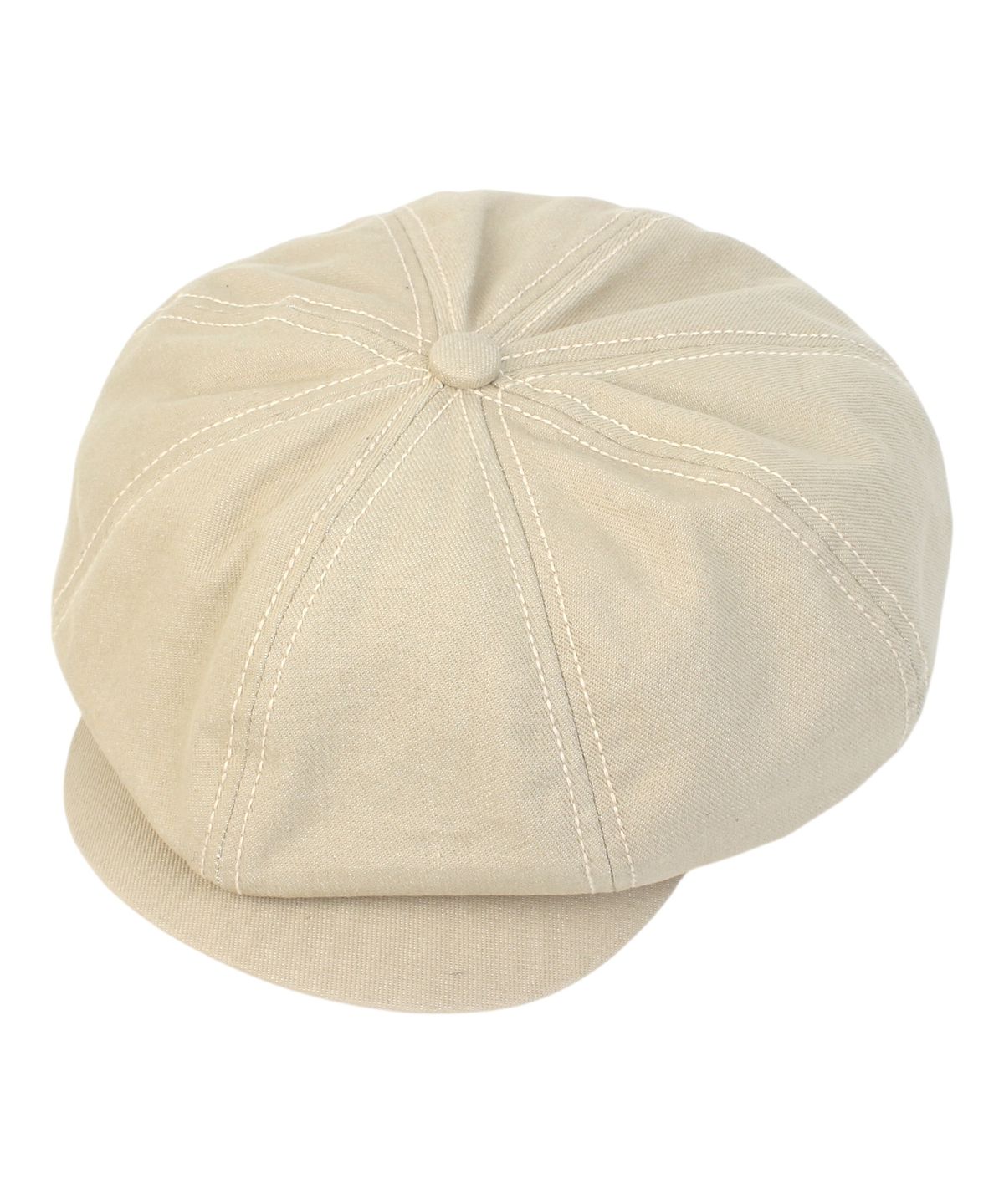 유니버셜 케미스트리(UNIVERSAL CHEMISTRY) Overfit Beige Newsboy Cap 뉴스보이캡