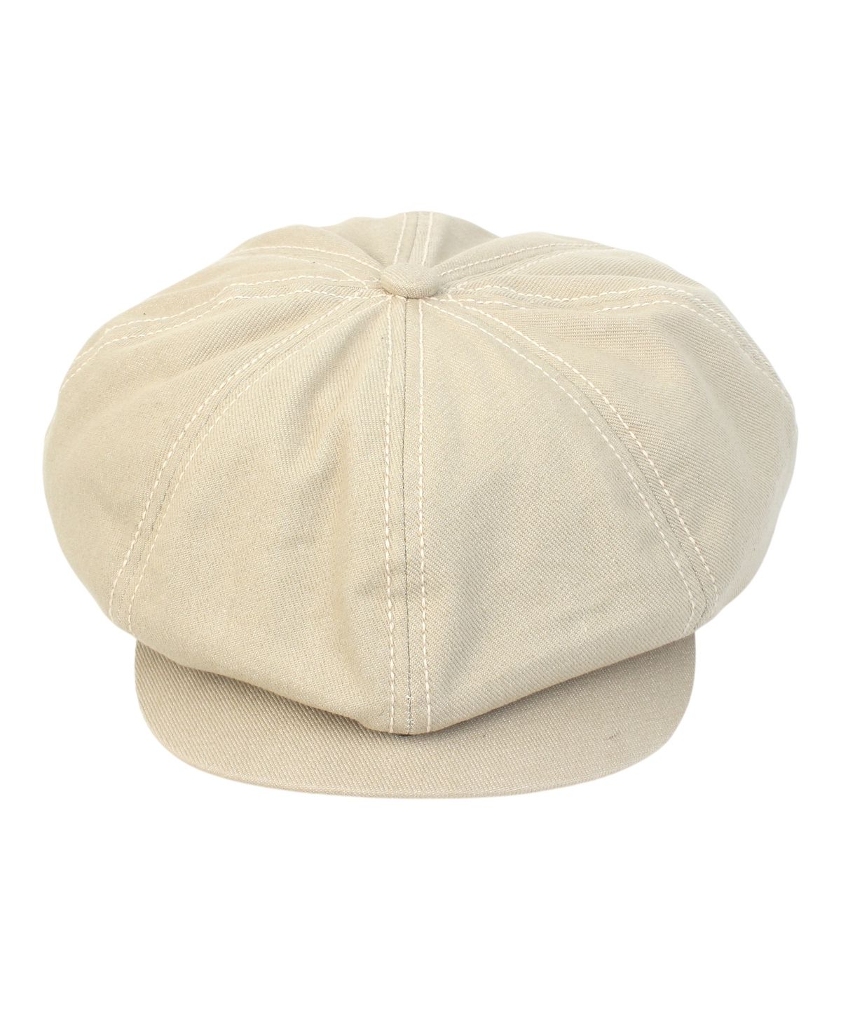 유니버셜 케미스트리(UNIVERSAL CHEMISTRY) Overfit Beige Newsboy Cap 뉴스보이캡