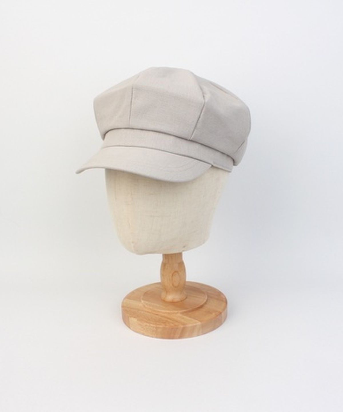 유니버셜 케미스트리(UNIVERSAL CHEMISTRY) Cool Poly Beige Newsboy Cap 뉴스보이캡