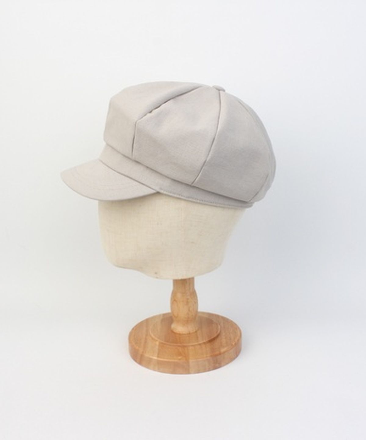 유니버셜 케미스트리(UNIVERSAL CHEMISTRY) Cool Poly Beige Newsboy Cap 뉴스보이캡