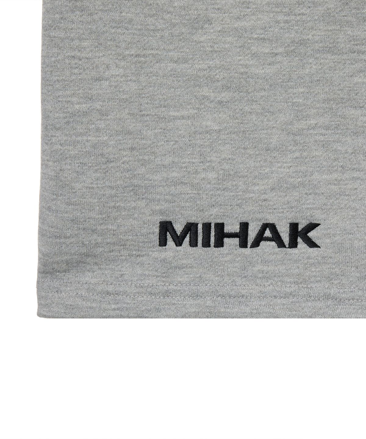 미학(MIHAK) 메탈 로고 버뮤다 팬츠 (GRAY)
