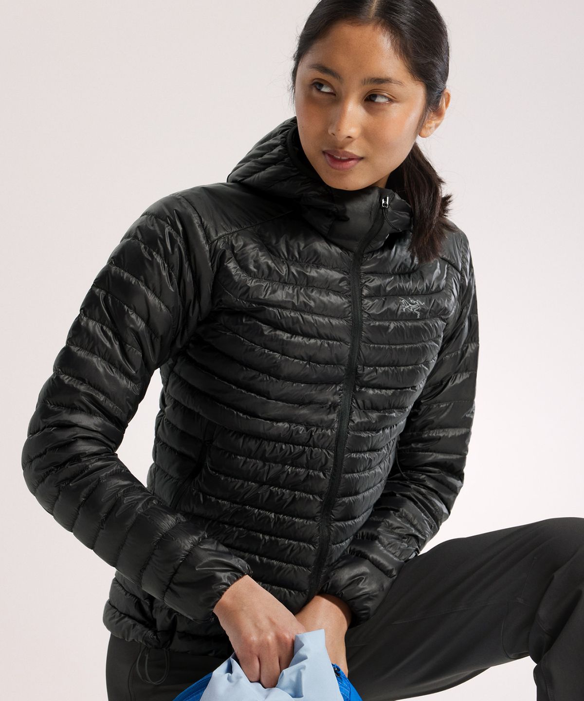 아크테릭스(ARCTERYX) 세륨 SL 후디 여성 - BLACK / AJQSW11029