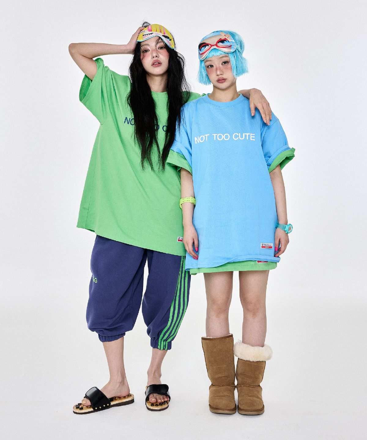 예그(YEGG) 4 라인 조거 블루그린