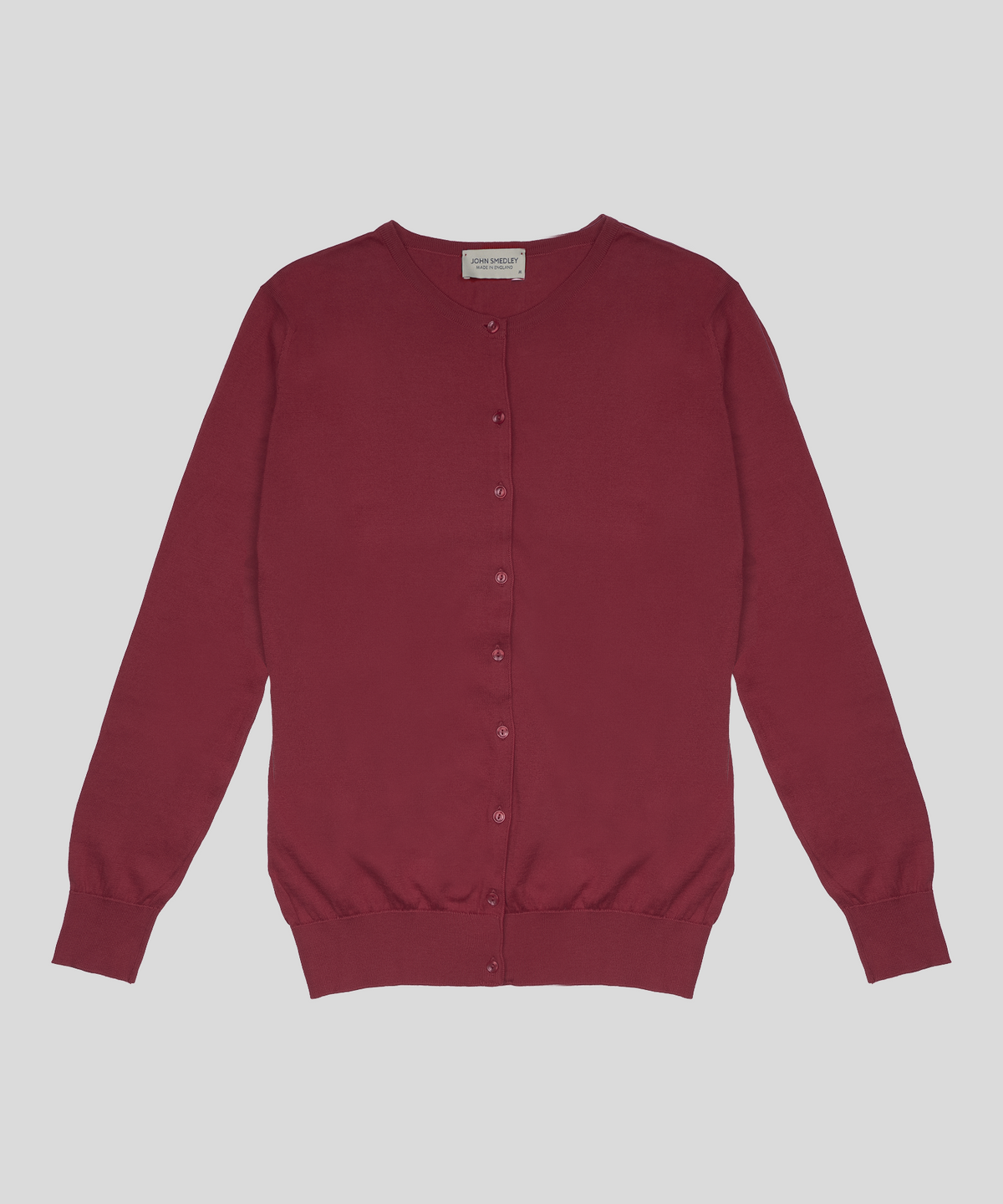 존 스메들리(JOHN SMEDLEY) ISLINGTON Round-Neck Cardigan Sea Island Cotton Knit Heritage Col.1_11 Colors