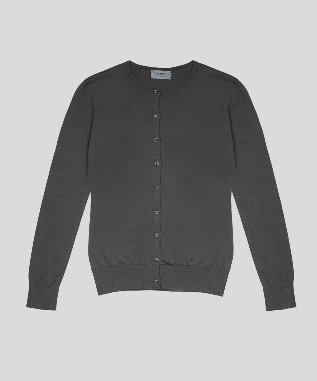 존 스메들리(JOHN SMEDLEY) ISLINGTON Round-Neck Cardigan Sea Island Cotton Knit Heritage Col.1_11 Colors