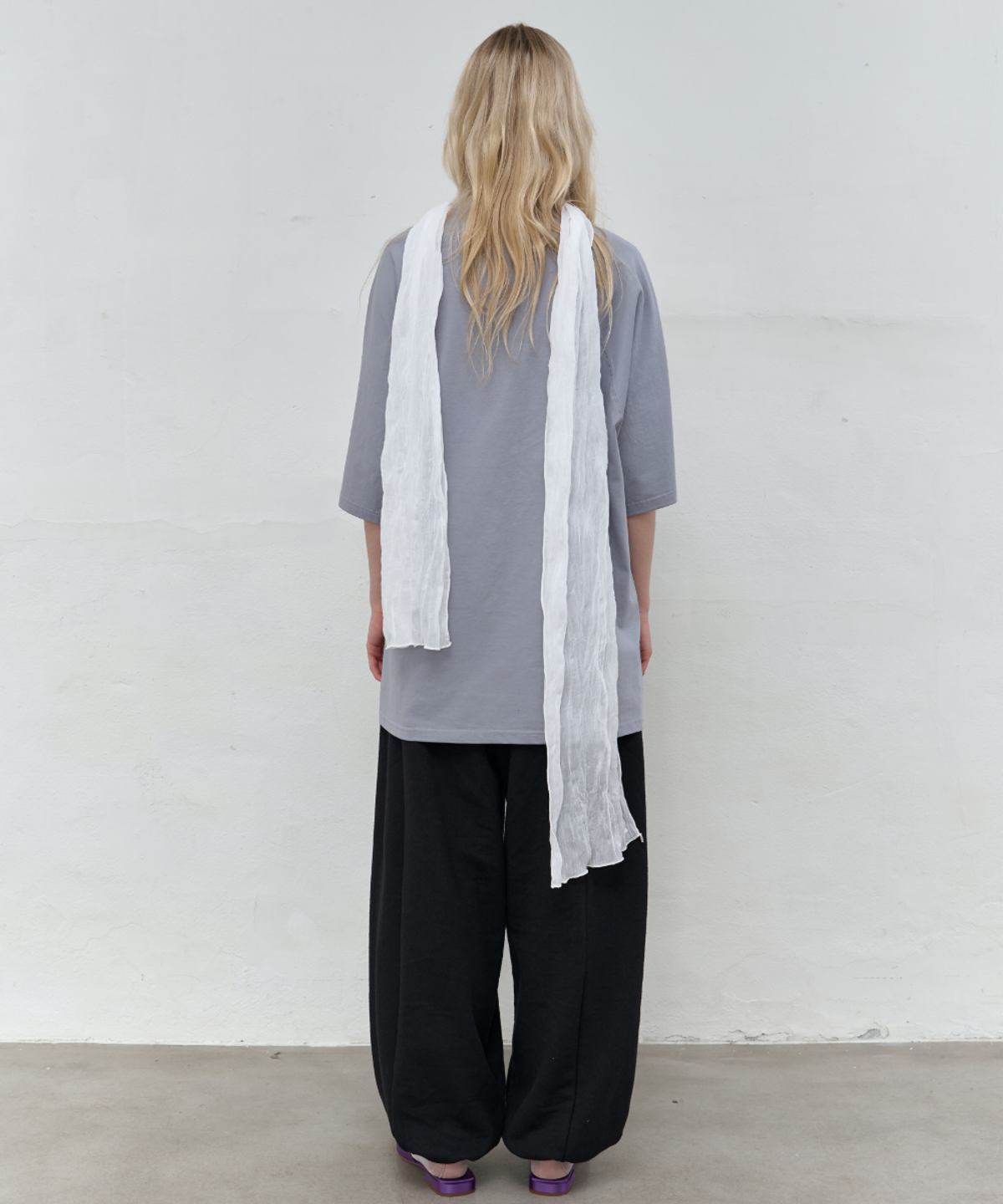 서란(SEORAN) Boucle Jogger Pants_Black
