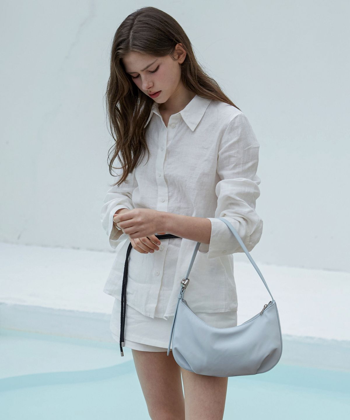 벨류엣(VALLUAT) Clevor Bag_Pale Blue