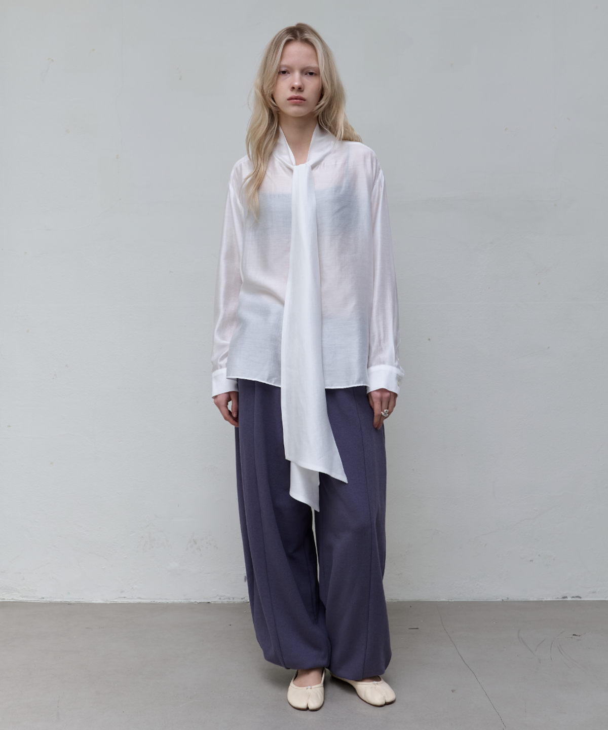 서란(SEORAN) Boucle Jogger Pants_Purple