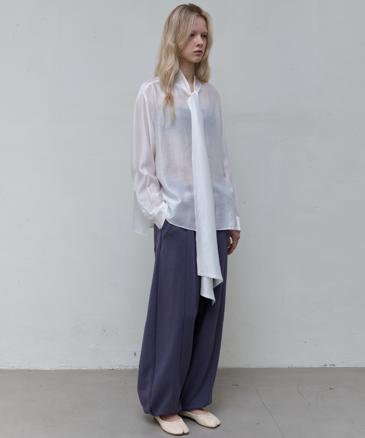 서란(SEORAN) Boucle Jogger Pants_Purple