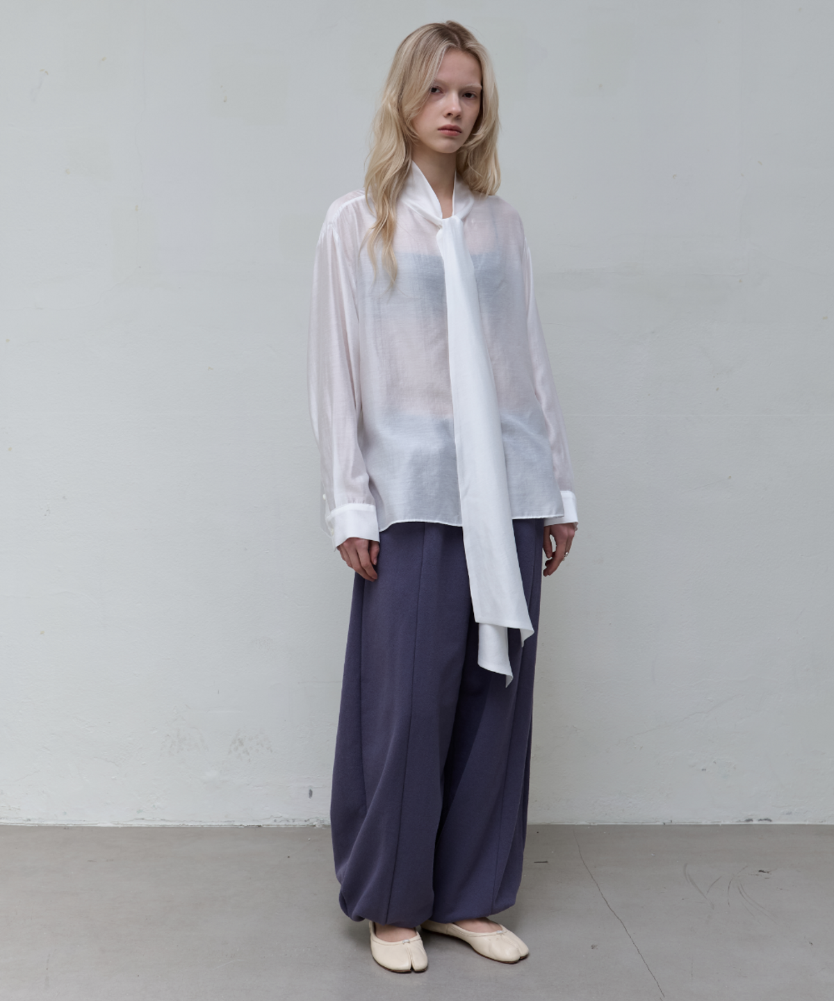 서란(SEORAN) Boucle Jogger Pants_Purple