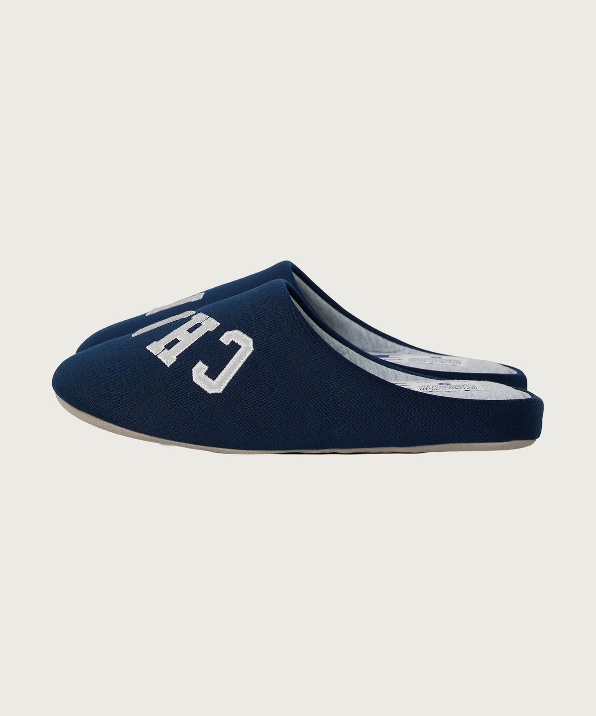 챔피온(CHAMPION) 아치 로고 룸슈즈 슬리퍼 Navy