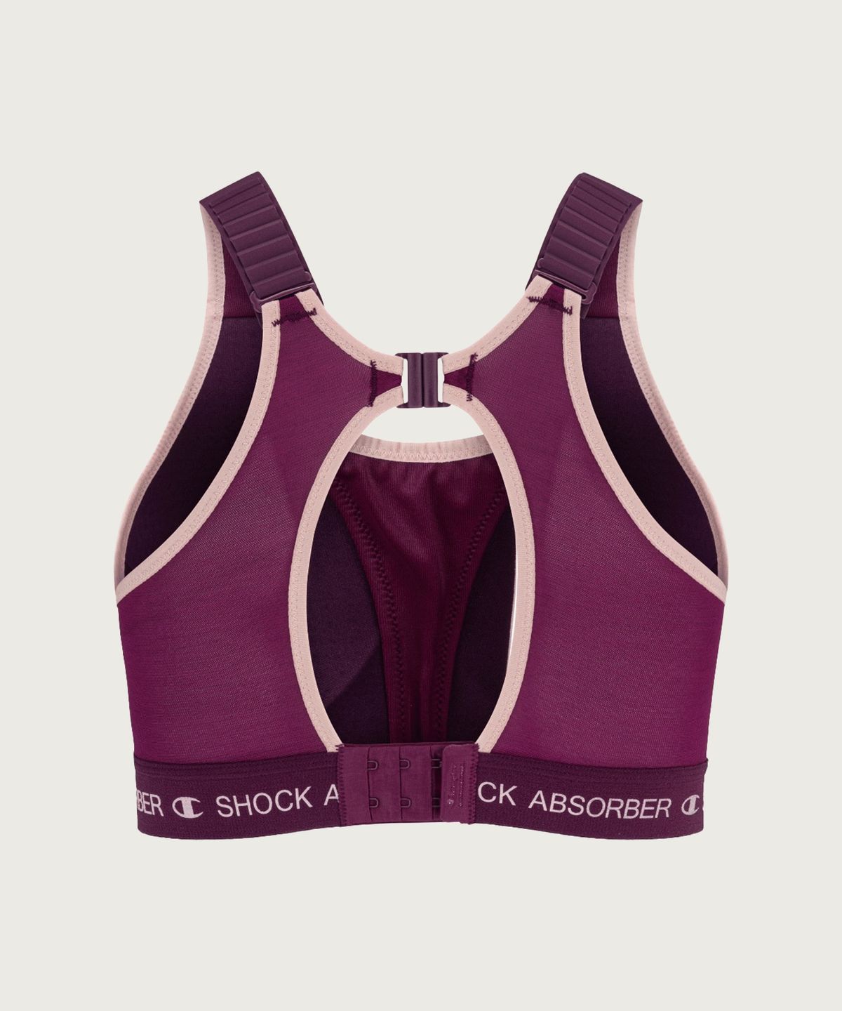 쇼크업소버(SHOCKABSORBER) 여성 얼티메이트 패디드 런 브라 Purple