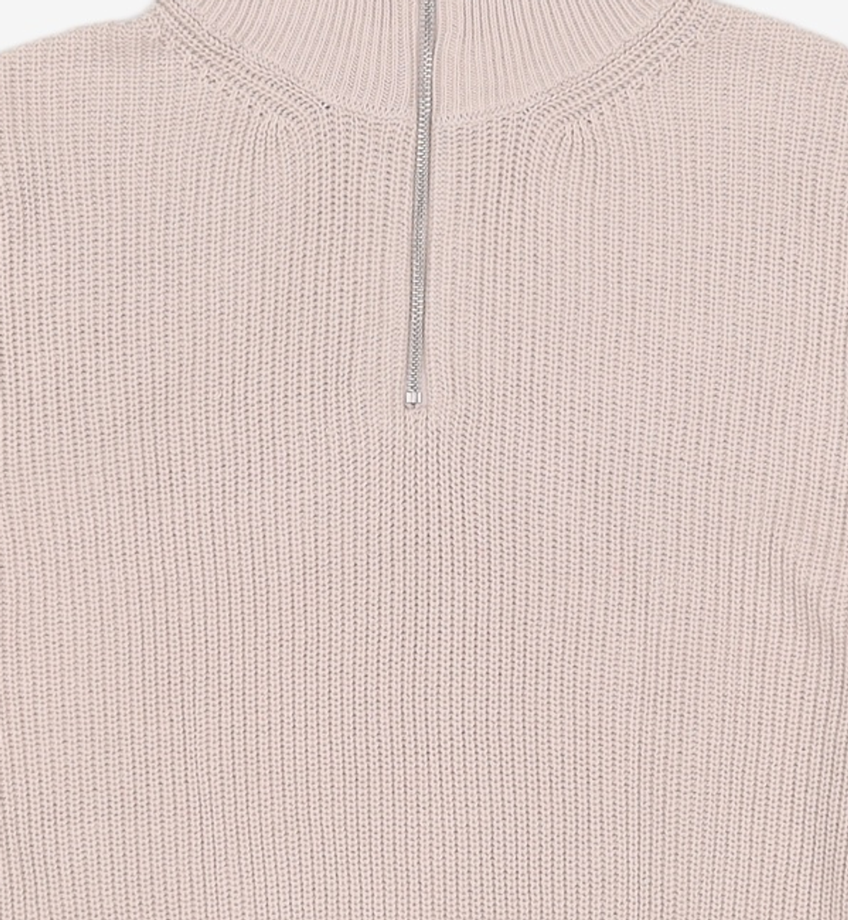키뮤어(KIIMUIR) (22FW)(5 COLOR) 코튼 워셔블 하프 반집업 니트 M